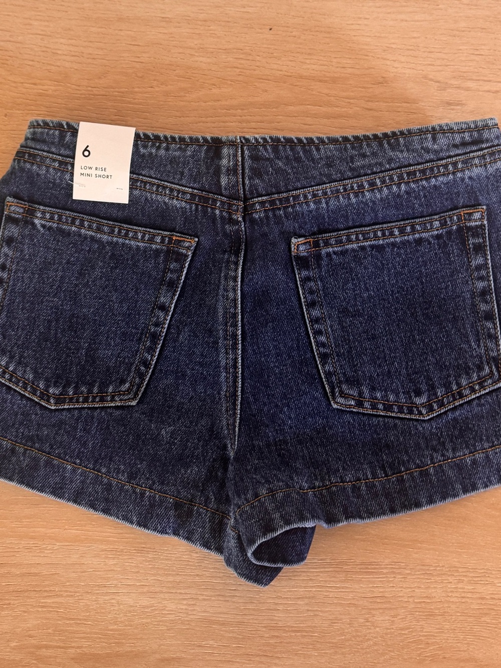 Glassons Dark Blue Denim Belted Shorts - Picture 2 of 2
